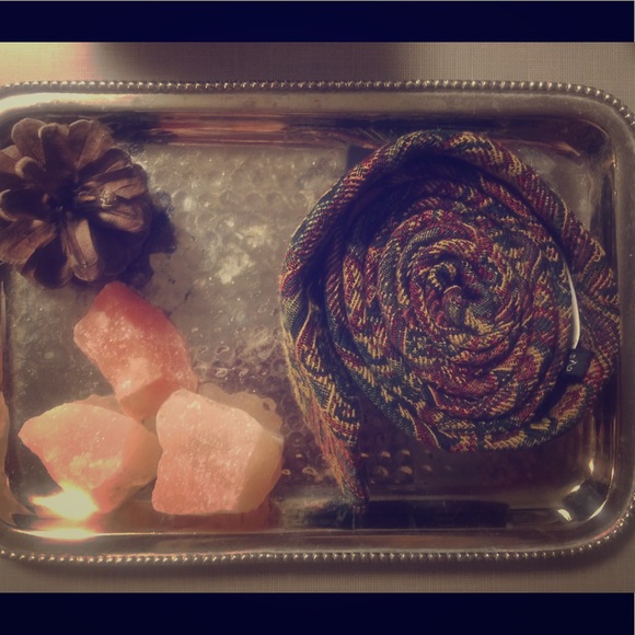 SKINNY BROCADE FLORAL TIE - Picture 2 of 2